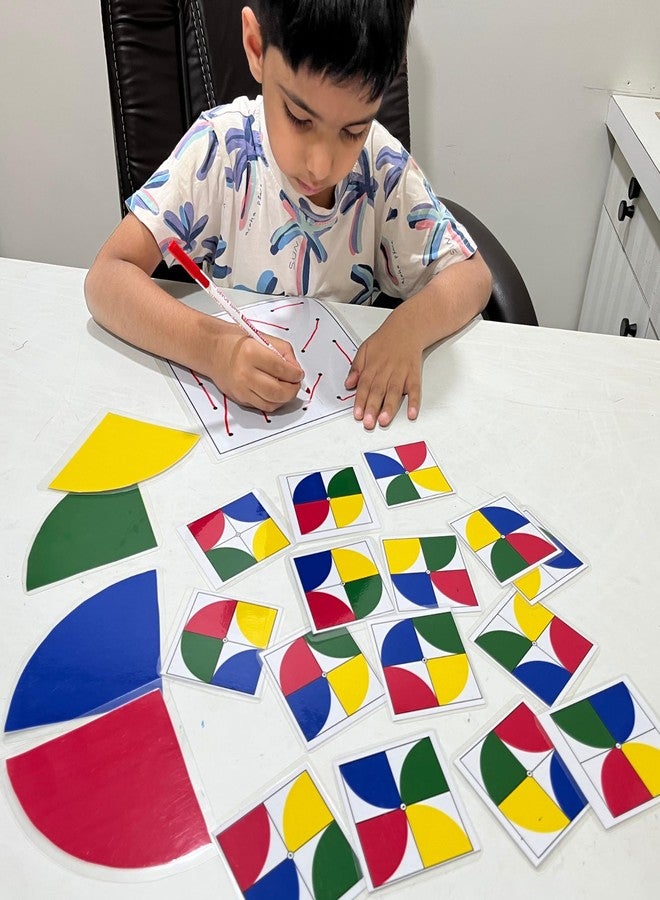 FUN FRY Shape Making with dot Joining Board Game (Classic Shape Making with dot Joining) - Image 2